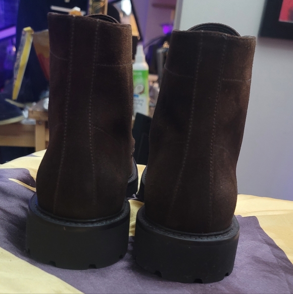 Doucal's 'Commander' Suede Derby Boot - Picture 5 of 11